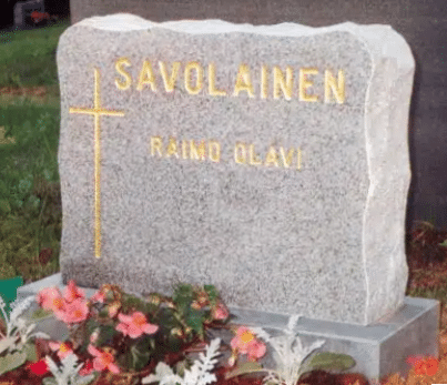 Hautakivi 10 Kurun harmaa 50x60x15